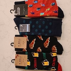 Bundle of men's printed socks
